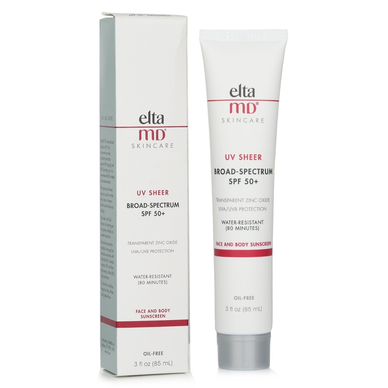 ELTAMD - UV Sheer Broad-Spectrum SPF 50+ Sunscreen (For Face and Body)  022239UV Sheer Broad-Spectrum SPF 50+ Sunscreen (For Face  85ml/3oz - JM Variety Store